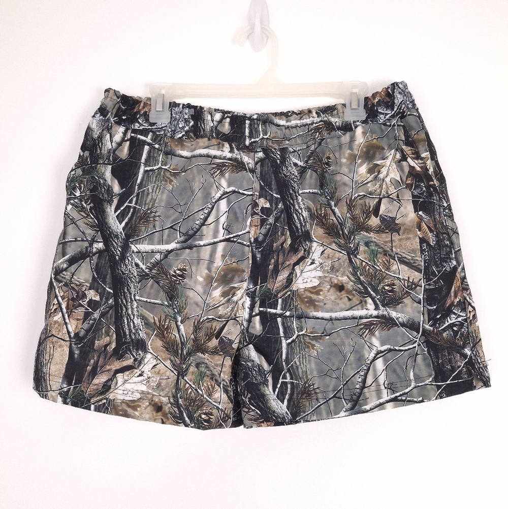 MNML Summer Shorts Branch Camo hunter realistic ripstop elastic drawstring waist